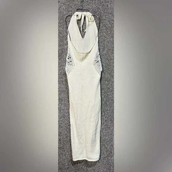NWOT Bodycon Knitted Cutout Waist Sweater Dress Size Medium - Picture 4 of 5